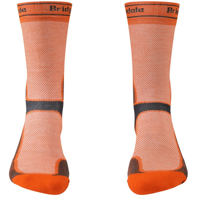 Bridgedale Heren MTB Summer Weight T2 Coolmax Sokken (Maat 48 , Oranje)