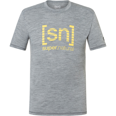 Super.Natural Heren Grid Logo T-Shirt