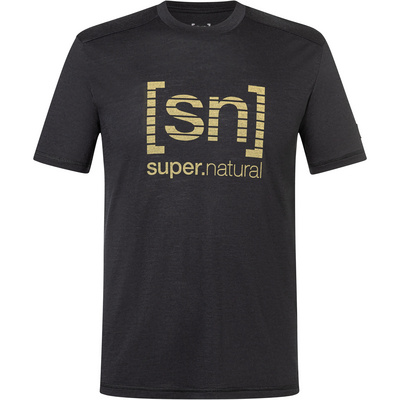 Super.Natural Heren Grid Logo T-Shirt