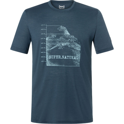 Super.Natural Heren 7 Peaks T-Shirt