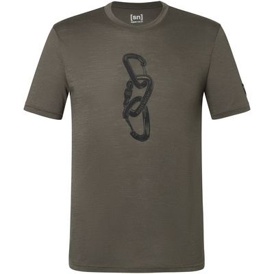 Super.Natural Heren Carabineri T-Shirt (Maat XL, Olijf)