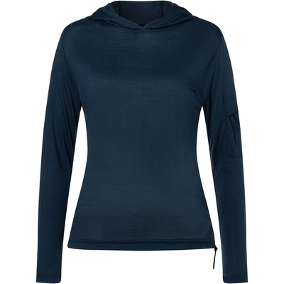 Super.Natural Femme Sweat à capuche Relax Light Pocket (taille XS, Bleu)