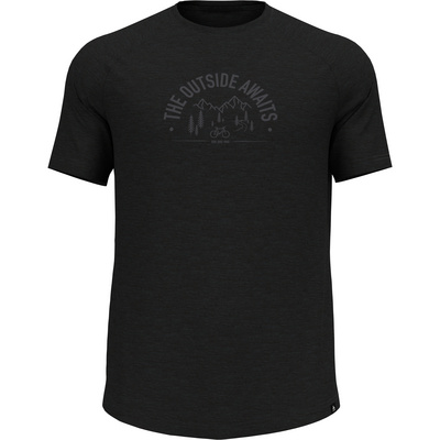 Odlo Heren Ride 365 PW 130 Bike Print T-Shirt