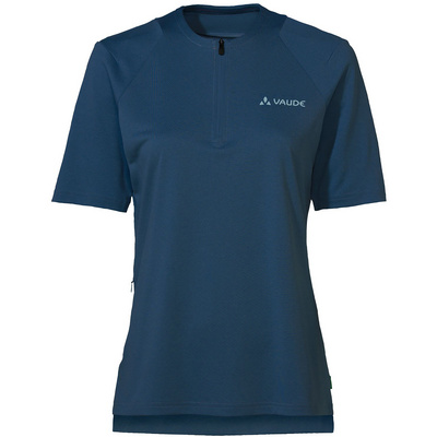 Vaude Dames Tremalzo Q-Zip T-Shirt (Maat S, Blauw)