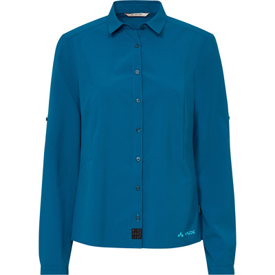 Vaude Dames Rosemoor IV Blouse (Maat XXS, Blauw)