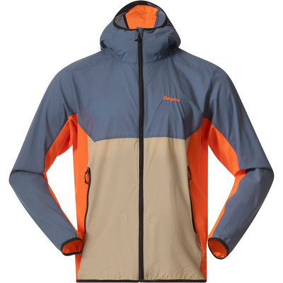 Bergans Homme Veste Vaagaa Windbreaker (taille L, Bleu)