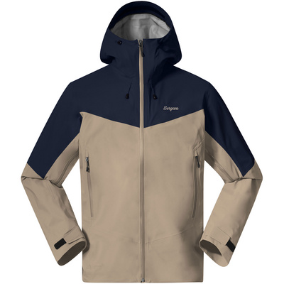 Bergans Heren Rabot Allround 3L Shell Jas (Maat L, Beige)