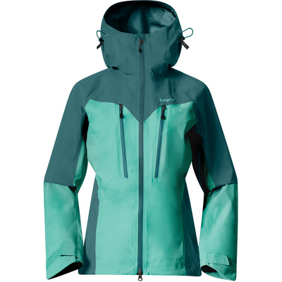 Bergans Dames Tind 3L Shell Jas (Maat XL, Groen)