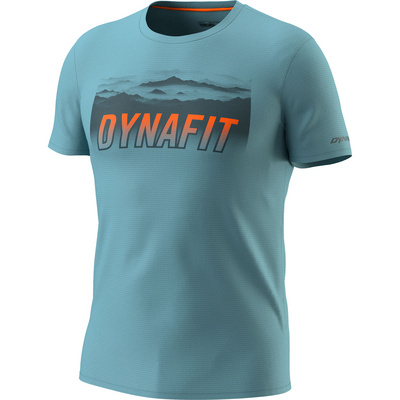 Dynafit Heren Transalper Graphic T-Shirt (Maat S, Blauw)