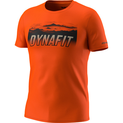 Dynafit Heren Transalper Graphic T-Shirt (Maat L, Oranje)