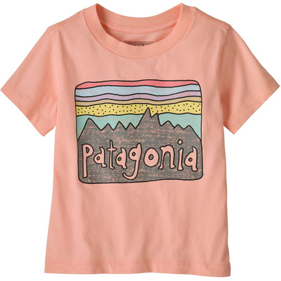 Patagonia Kinderen Baby Fitz Roy Skies T-Shirt (Maat 104, licht roze)