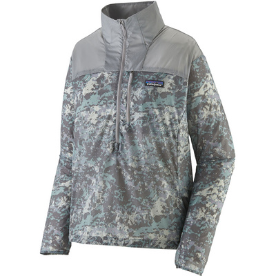 Patagonia Dames Houdini Stash 1/2 Zip Anorak (Maat M, Grijs)
