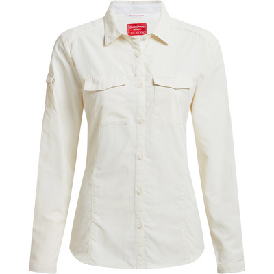 Craghoppers Dames Nosilife ADV III Blouse (Maat 3XL, Wit)