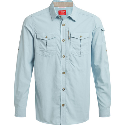 Craghoppers Heren Nosilife ADV III Hemd (Maat XXL, Blauw)