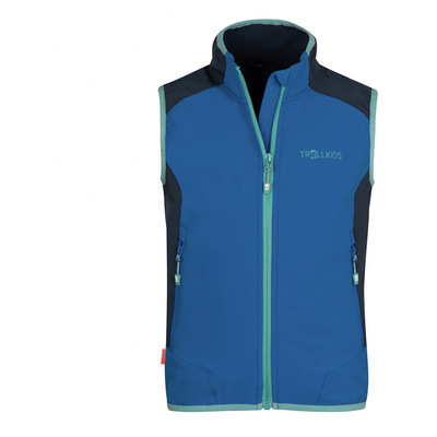 Trollkids Kinderen Balestrand Bodywarmer (Maat 152, Blauw)