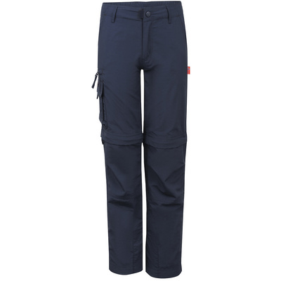 Trollkids Kinderen Oppland Zip-Off Broek (Maat 122, Blauw)