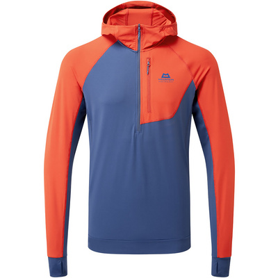 Mountain Equipment Heren Aiguille Zip Hoodie (Maat XL, Blauw)
