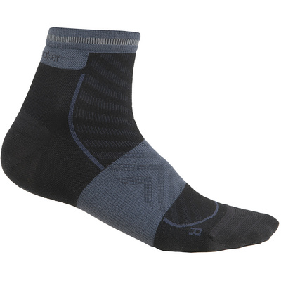 Icebreaker Dames Run+ Ultralight Mini Sokken (Maat 41 , Zwart)