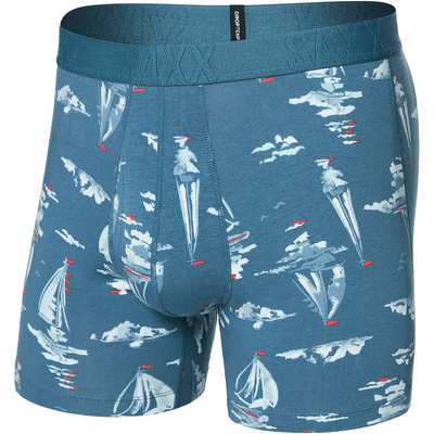 Saxx Underwear Heren Droptemp Cooling Cotton Boxer (Maat S, Blauw)