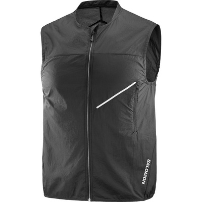 Salomon Heren Sense Aero Wind Bodywarmer (Maat M, Zwart)