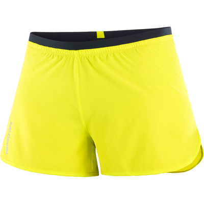Salomon Dames Cross 3" Short (Maat XL, Geel)