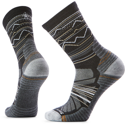 SmartWool Heren Hike Light Mountain Range Pattern Crew Sokken