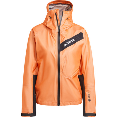 adidas Terrex Dames Techrock Light GTX Active Regenjas (Maat XS, Oranje)