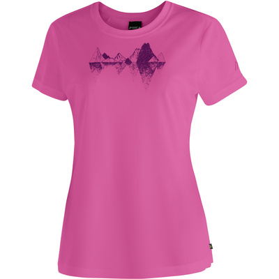 Maier Sports Dames Tilia Pique T-Shirt (Maat XS, Roze)