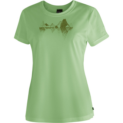 Maier Sports Dames Tilia Pique T-Shirt (Maat M, Groen)