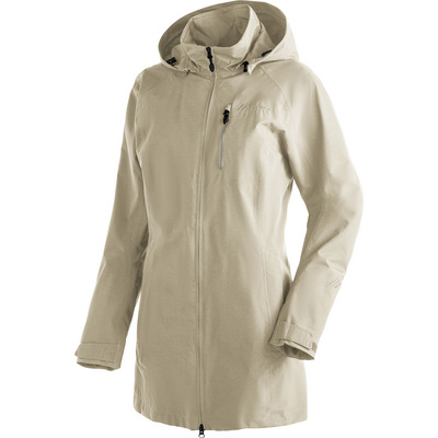Maier Sports Dames Partu Rec Mantel (Maat XL, Beige)