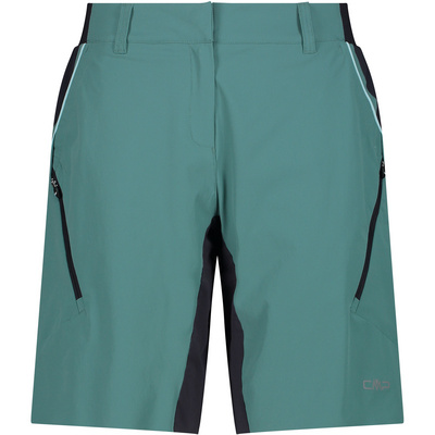 CMP Dames Free Fietsbroek kort (Maat XS, Turquoise)