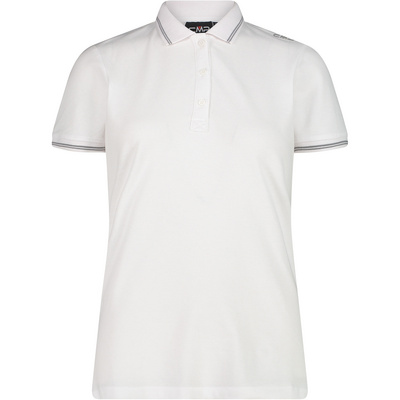 CMP Dames Polo T-Shirt (Maat XXS, Wit)