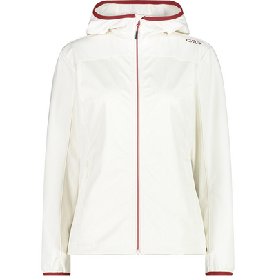CMP Dames Softshell Hoodie Jas (Maat L, Wit)