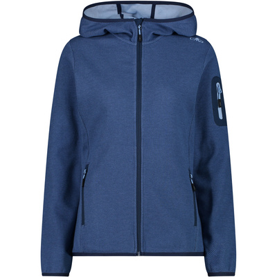 CMP Dames Hoodie Vest (Maat XS, Blauw)