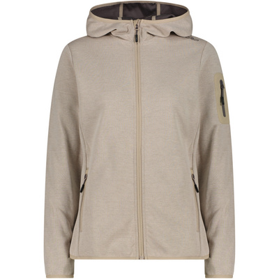 CMP Dames Hoodie Vest (Maat S, Beige)