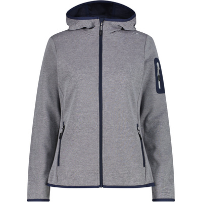 CMP Dames Hoodie Vest (Maat 3XL, Blauw)