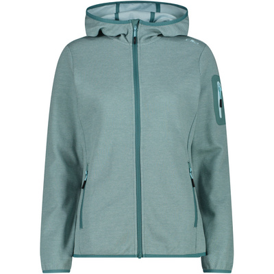 CMP Dames Hoodie Vest (Maat XXL, Turquoise)
