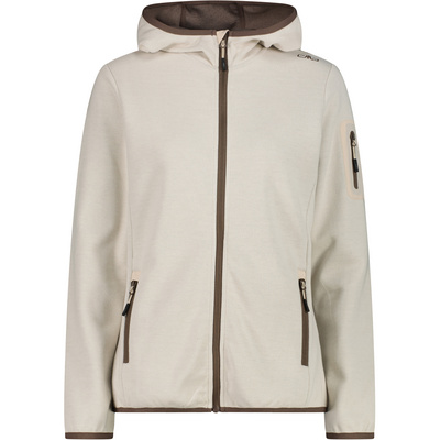 CMP Dames Hoodie Vest (Maat S, Beige)