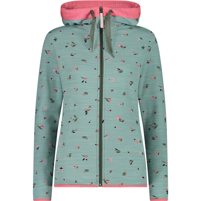 CMP Femme Veste Stretch Hoodie (taille XXS, Vert)