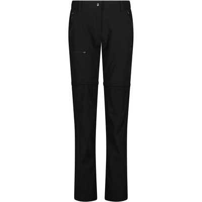 CMP Dames Zip Off Broek (Maat S, Zwart)