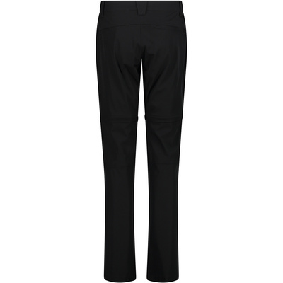 CMP Dames Zip Off Broek (Maat S, Zwart)