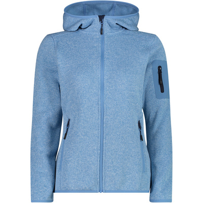 CMP Dames Zip Hoodie Vest (Maat 3XL, Blauw)