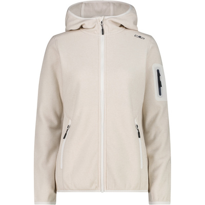 CMP Dames Zip Hoodie Vest (Maat S, Beige)