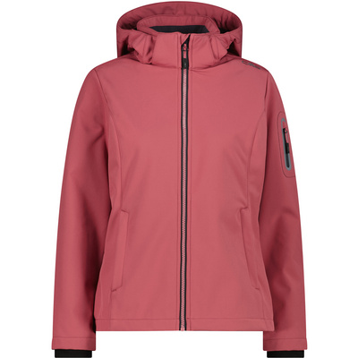 CMP Softshell-jack WOMAN JACKET ZIP HOOD Warmte- & wind- & waterafstotend (1 stuk)