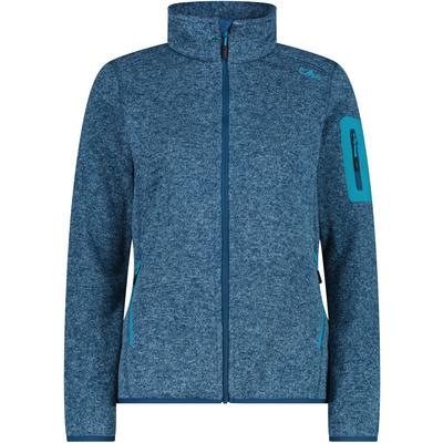 CMP Dames Strick Fleecevest (Maat XL, Blauw)