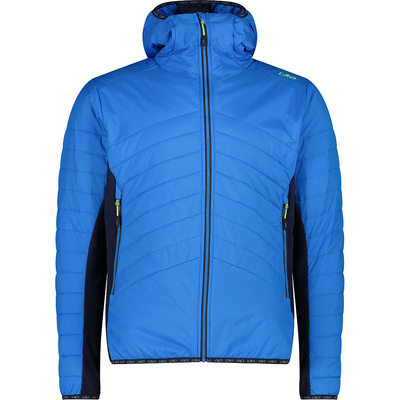 CMP Heren Hybrid Hoodie Jas (Maat XL, Blauw)