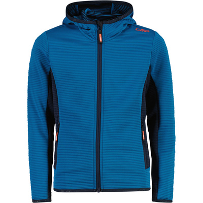 CMP Kinderen Hoodie Vest (Maat 140, Blauw)