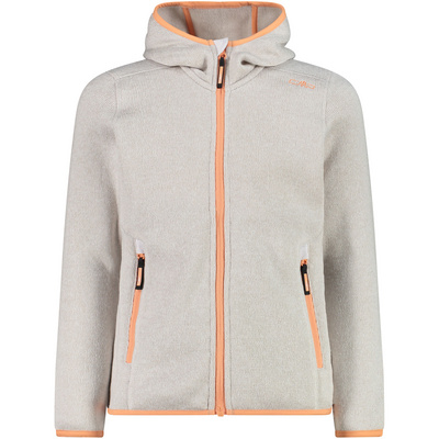 CMP Kinderen Strick Fleecevest (Maat 140, Beige)