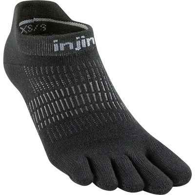 Injinji Dames Run Lightweight No-Show Sokken (Maat 35 , Zwart)