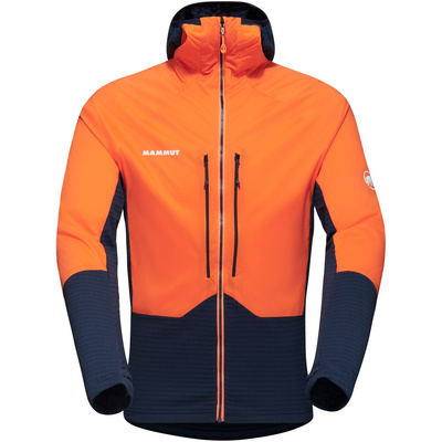 Mammut Heren Eiger Nordwand ML Hybrid Hoodie Jas (Maat L, Oranje)